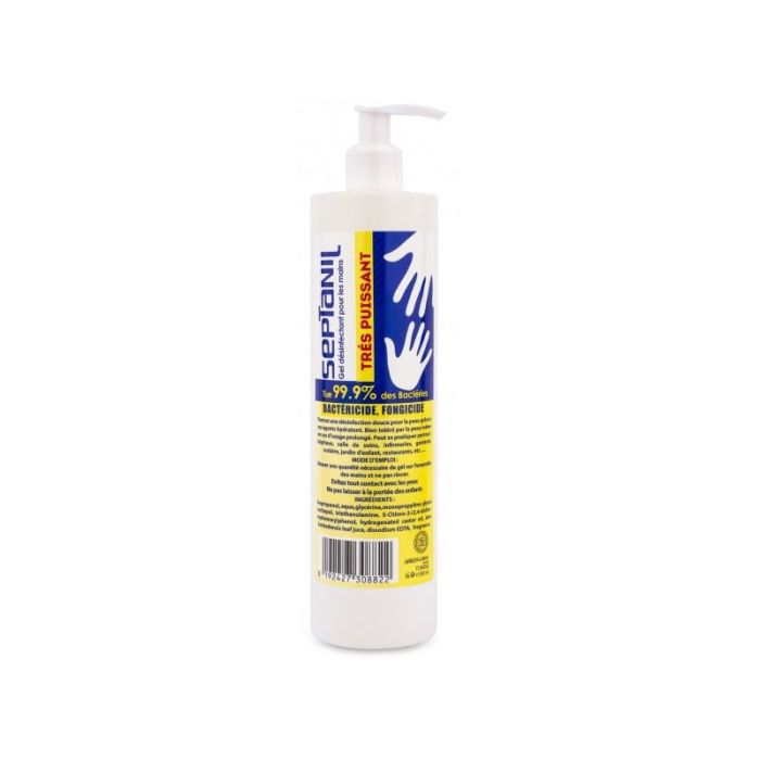 Gel hydroalcoolique à Pompe SEPTANIL - 500ml